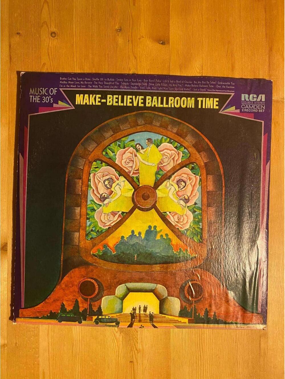 Various – Make-Believe Ballroom Time Music Of The 30's Vintage 33rpm VG+ AB28